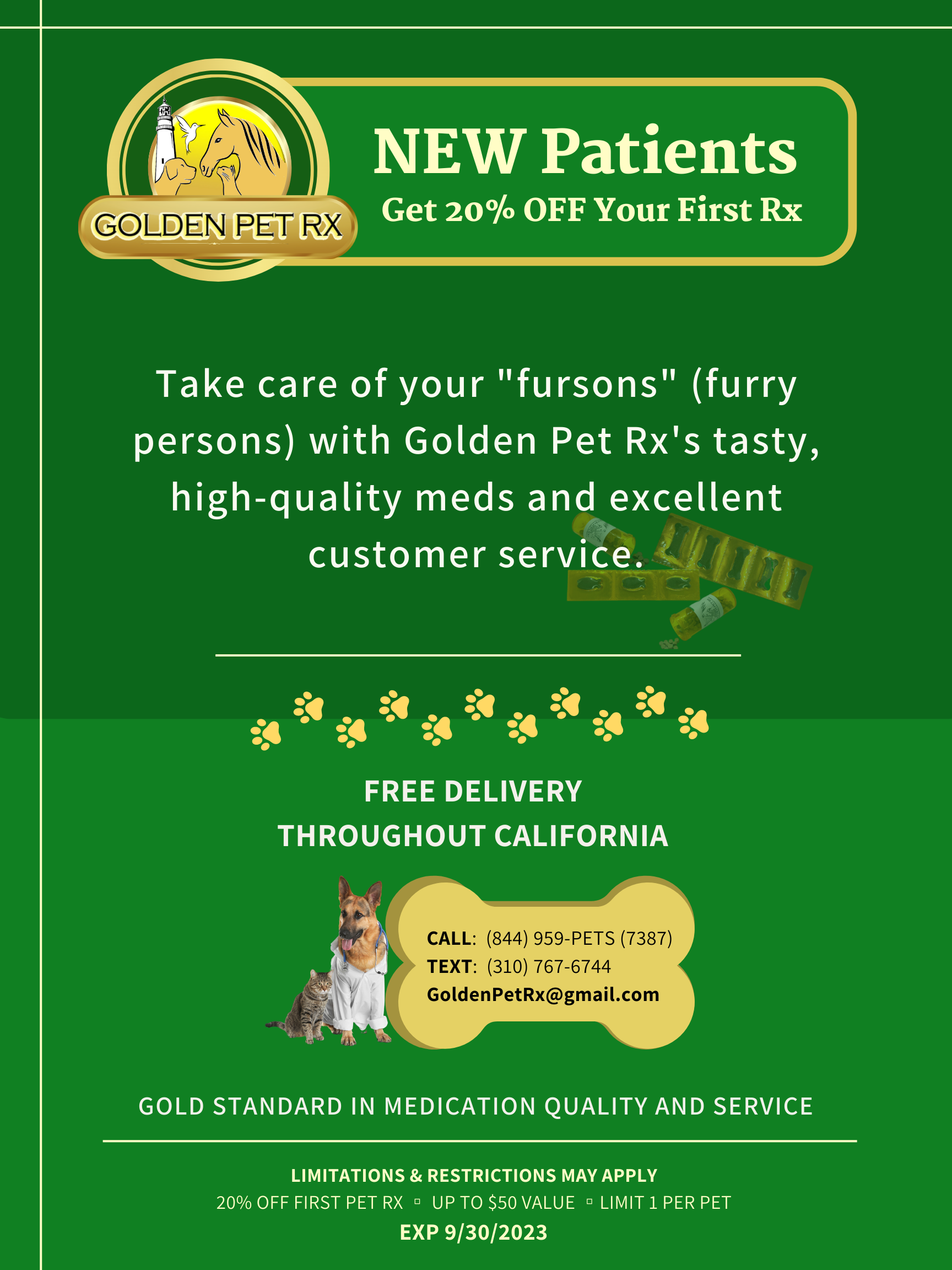 Golden Pet Rx Golden Pet Rx Rancho Palos Verdes Pet Prescription